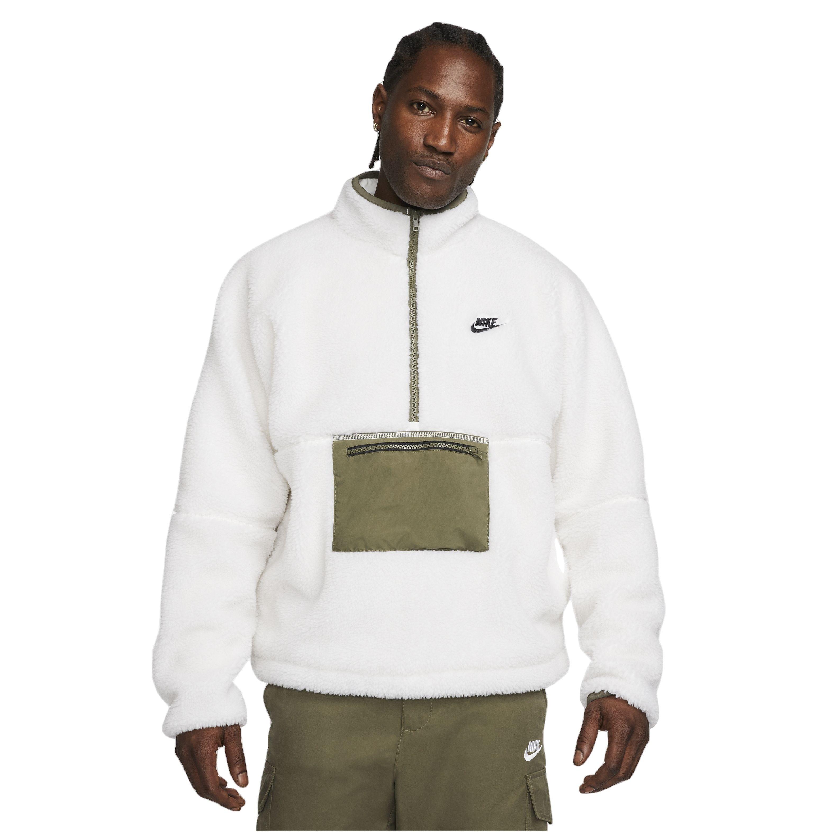 Nike Men's Club+ Fleece Winter Half-Zip Anorak Jacket - Hibbett